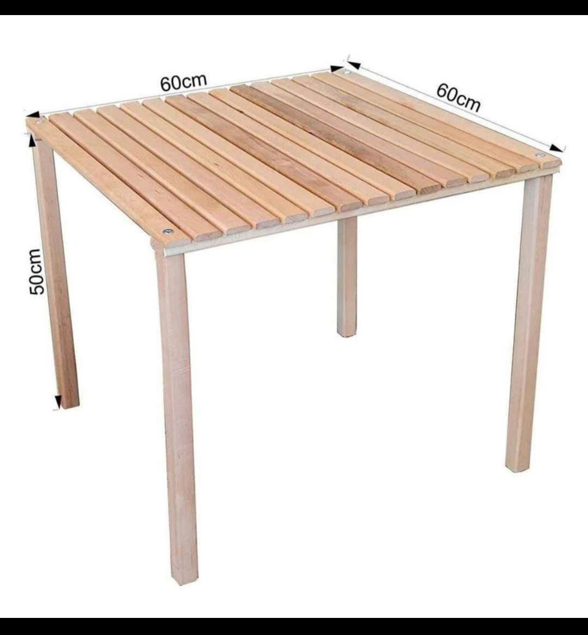 Ahşap Katlanır Kamp Masası